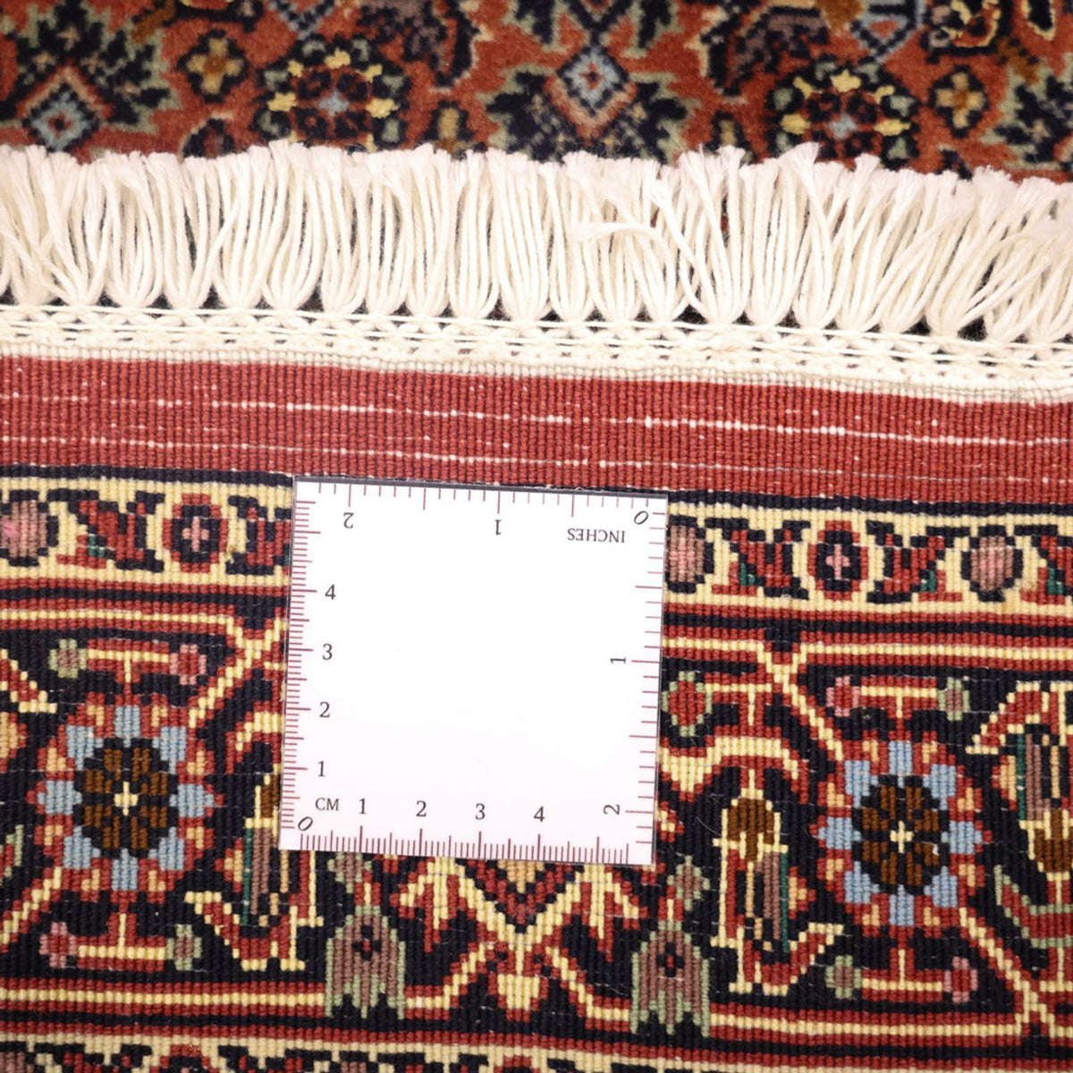 Persisk tæppe - Bijar - Royal - 150 x 70 cm - mørkerød