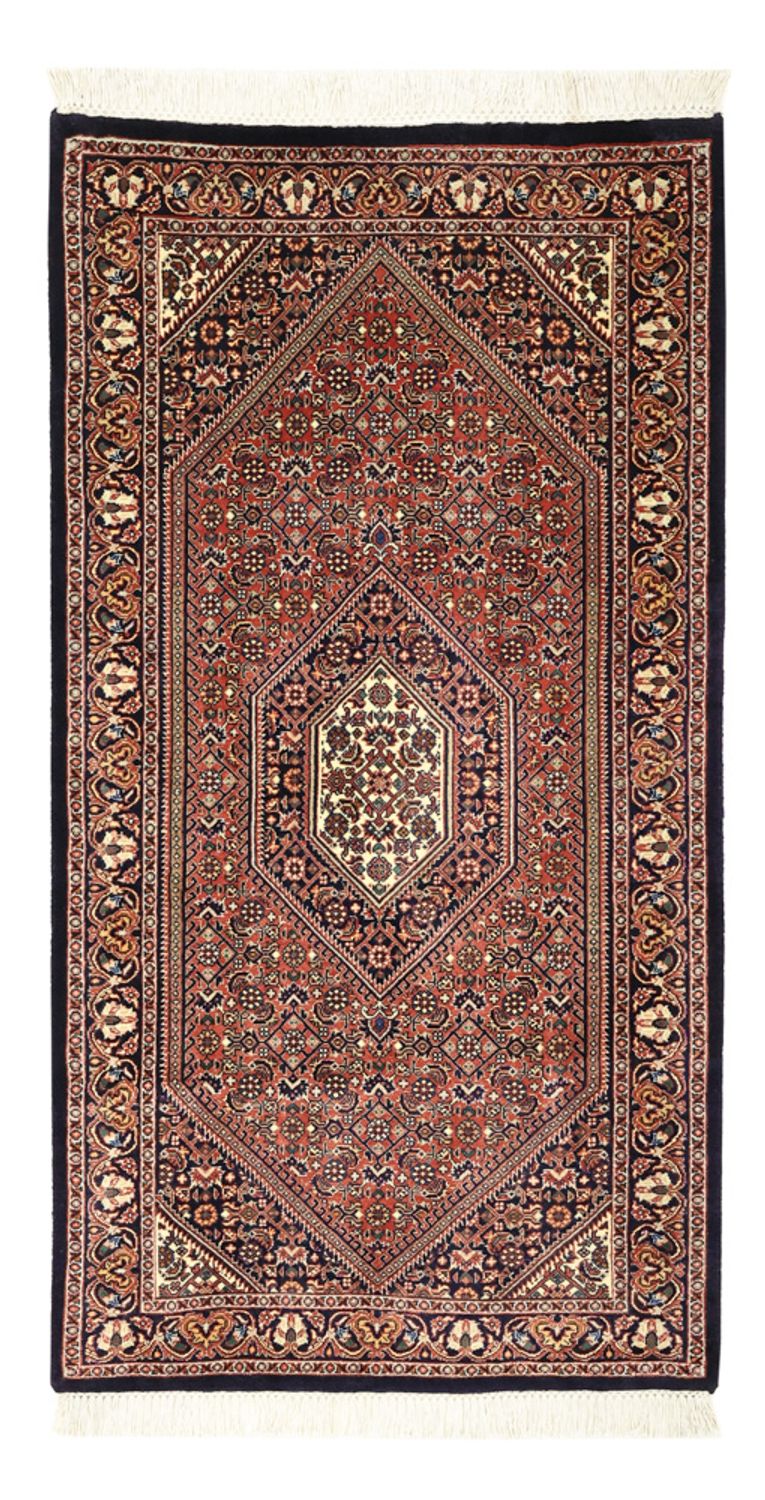 Persisk tæppe - Bijar - Royal - 134 x 73 cm - rust