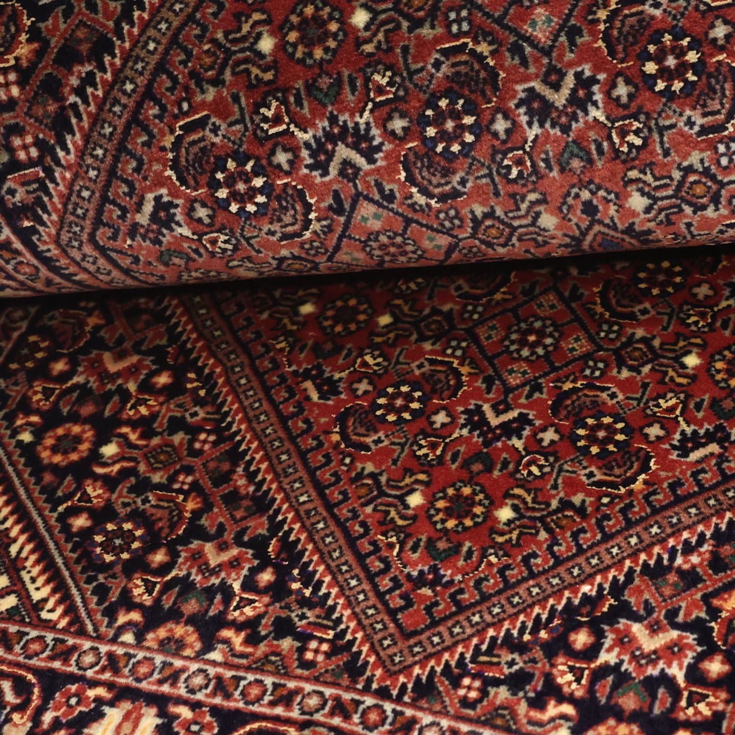Persisk tæppe - Bijar - Royal - 134 x 73 cm - rust