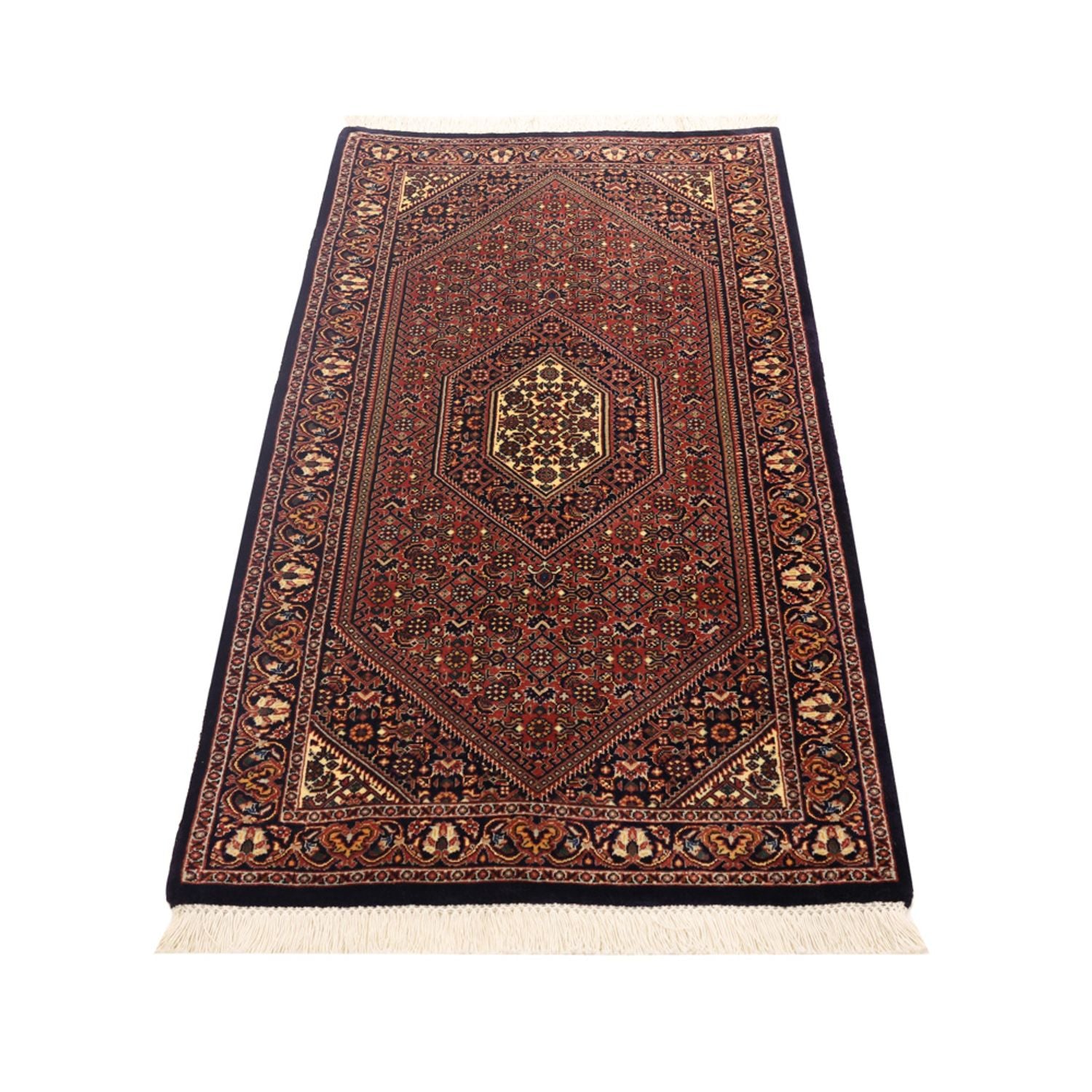 Persisk tæppe - Bijar - Royal - 134 x 73 cm - rust