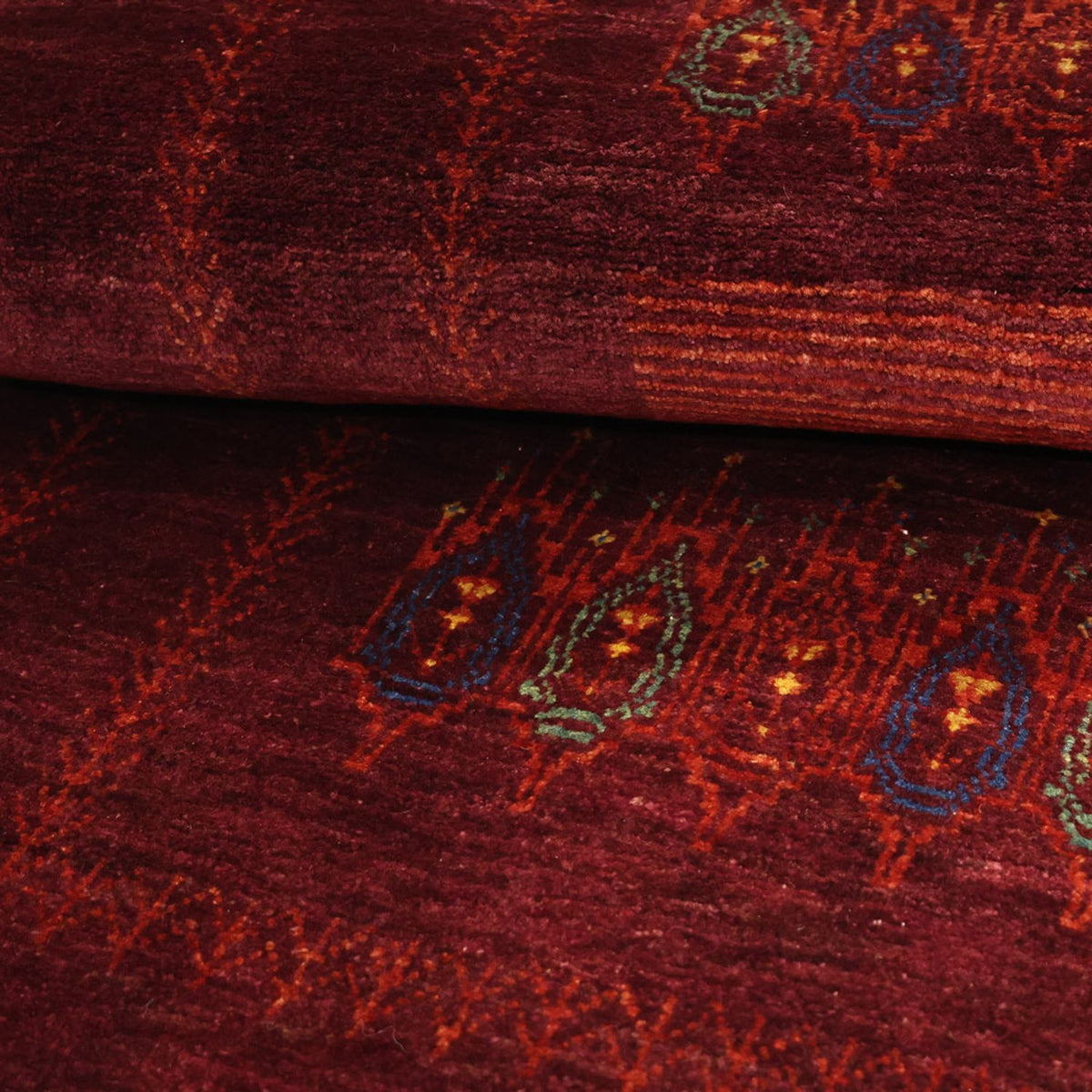 Gabbeh-tæppe - Kashkuli Persisk - 150 x 84 cm - rød