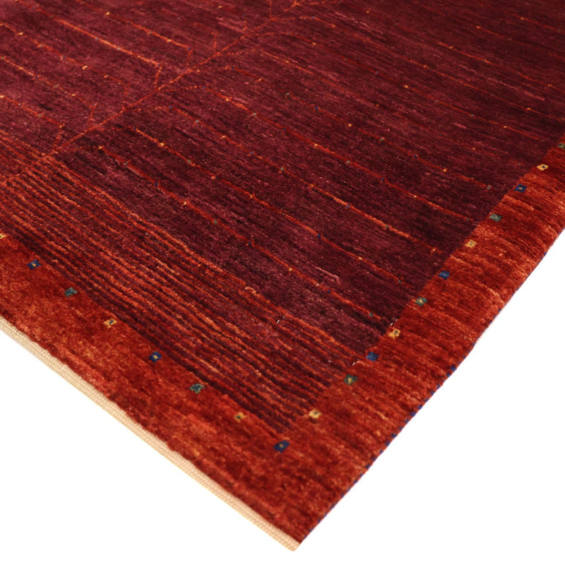 Gabbeh-tæppe - Kashkuli Persisk - 130 x 81 cm - mørkerød