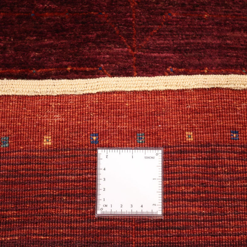 Gabbeh-tæppe - Kashkuli Persisk - 130 x 81 cm - mørkerød