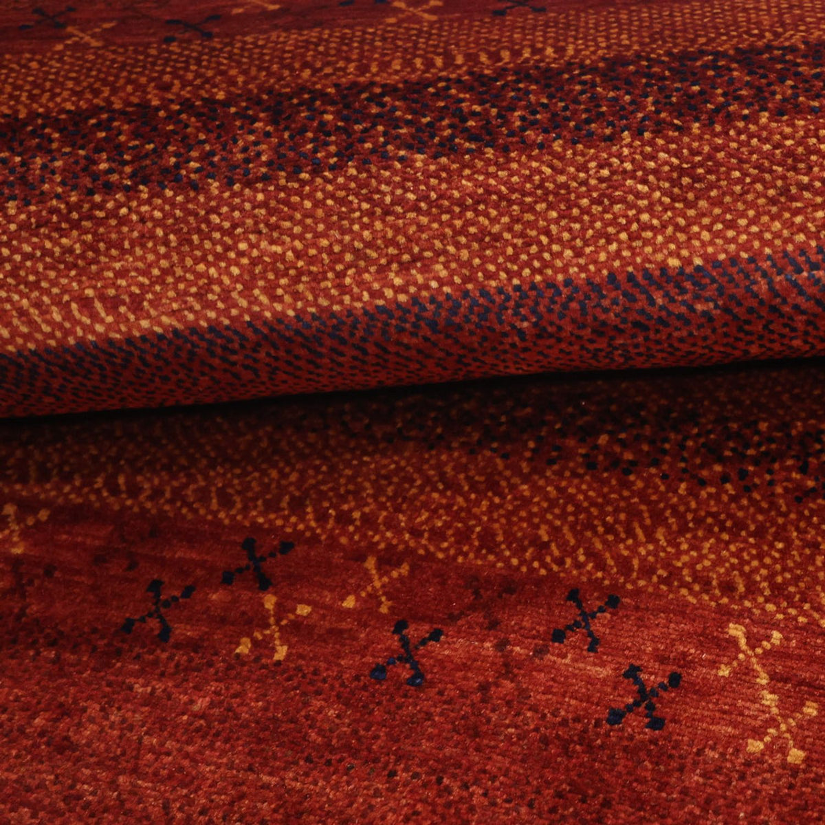 Gabbeh-tæppe - Kashkuli Persisk - 114 x 97 cm - flerfarvet