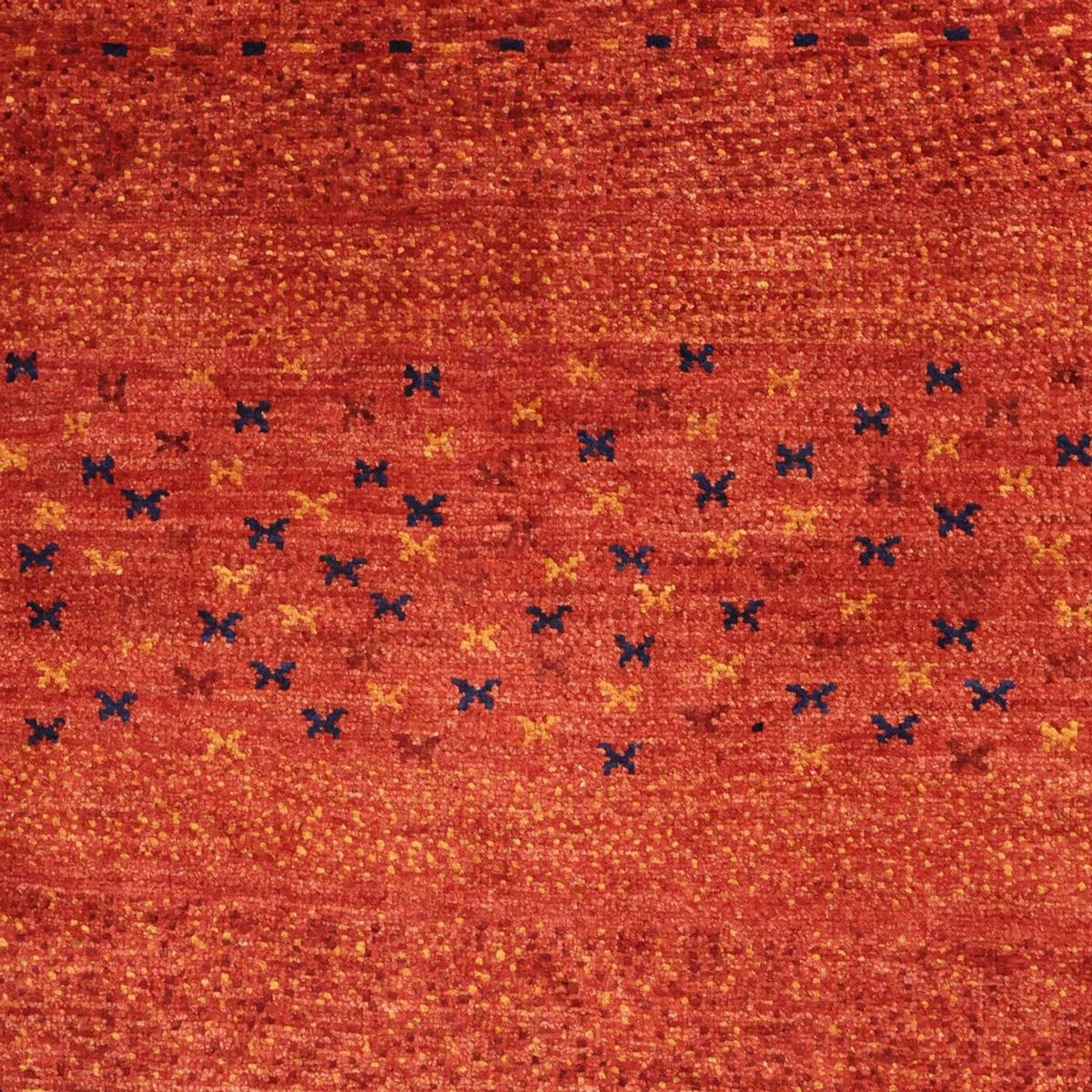 Gabbeh-tæppe - Kashkuli Persisk firkantet  - 116 x 102 cm - flerfarvet