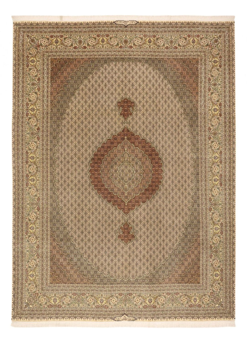 Persisk tæppe - Tabriz - Royal - Royal - 336 x 252 cm - taupe