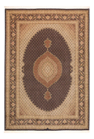 Persisk tæppe - Tabriz - Royal - Royal - 354 x 248 cm - mørkebrun