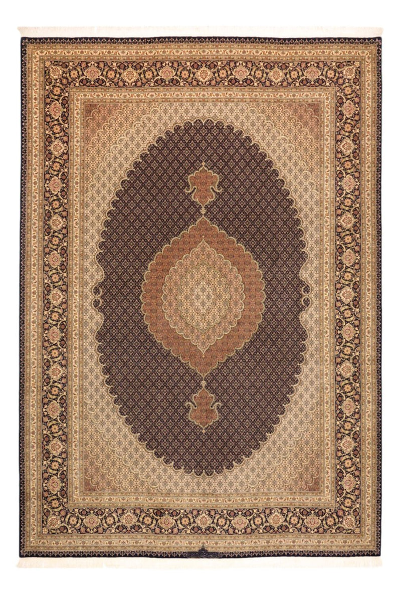 Persisk tæppe - Tabriz - Royal - Royal - 354 x 248 cm - mørkebrun