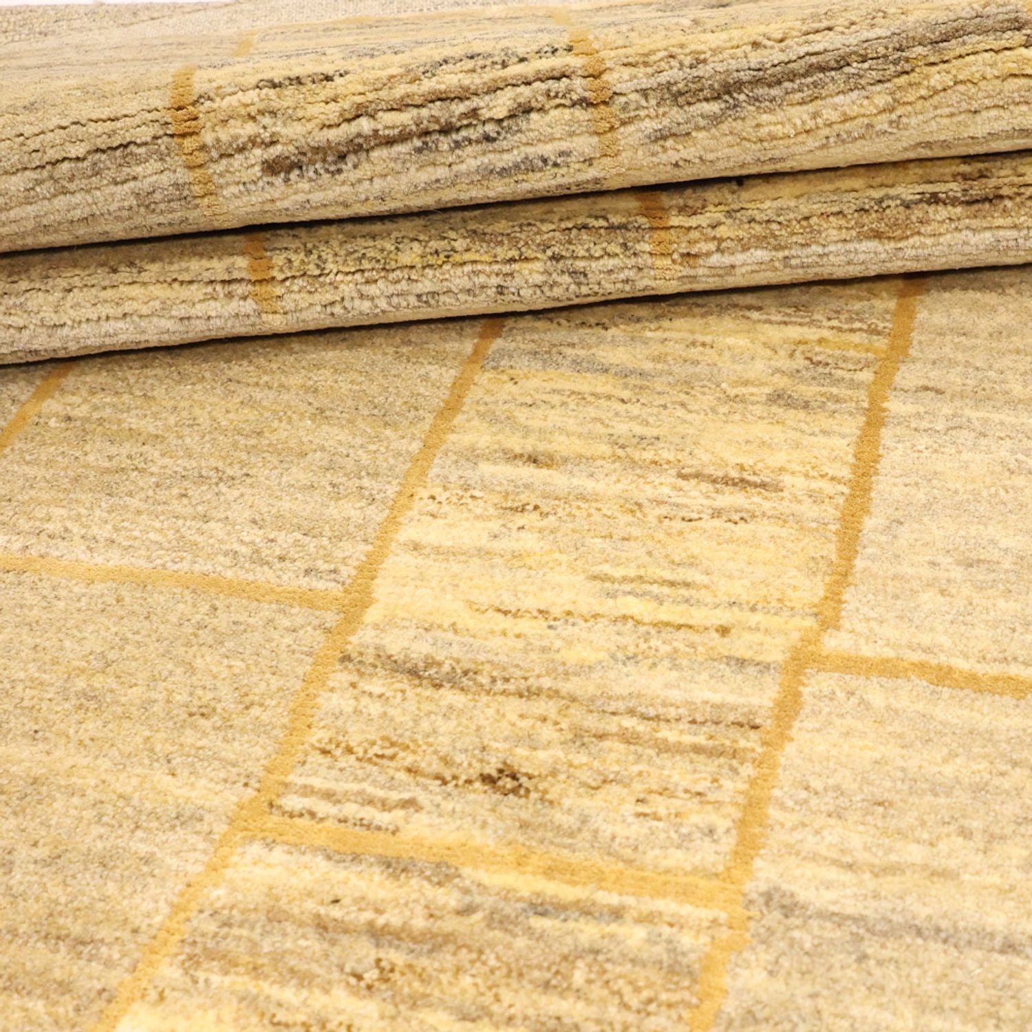 Gabbeh Tæppe - Loribaft Persisk - 158 x 107 cm - beige