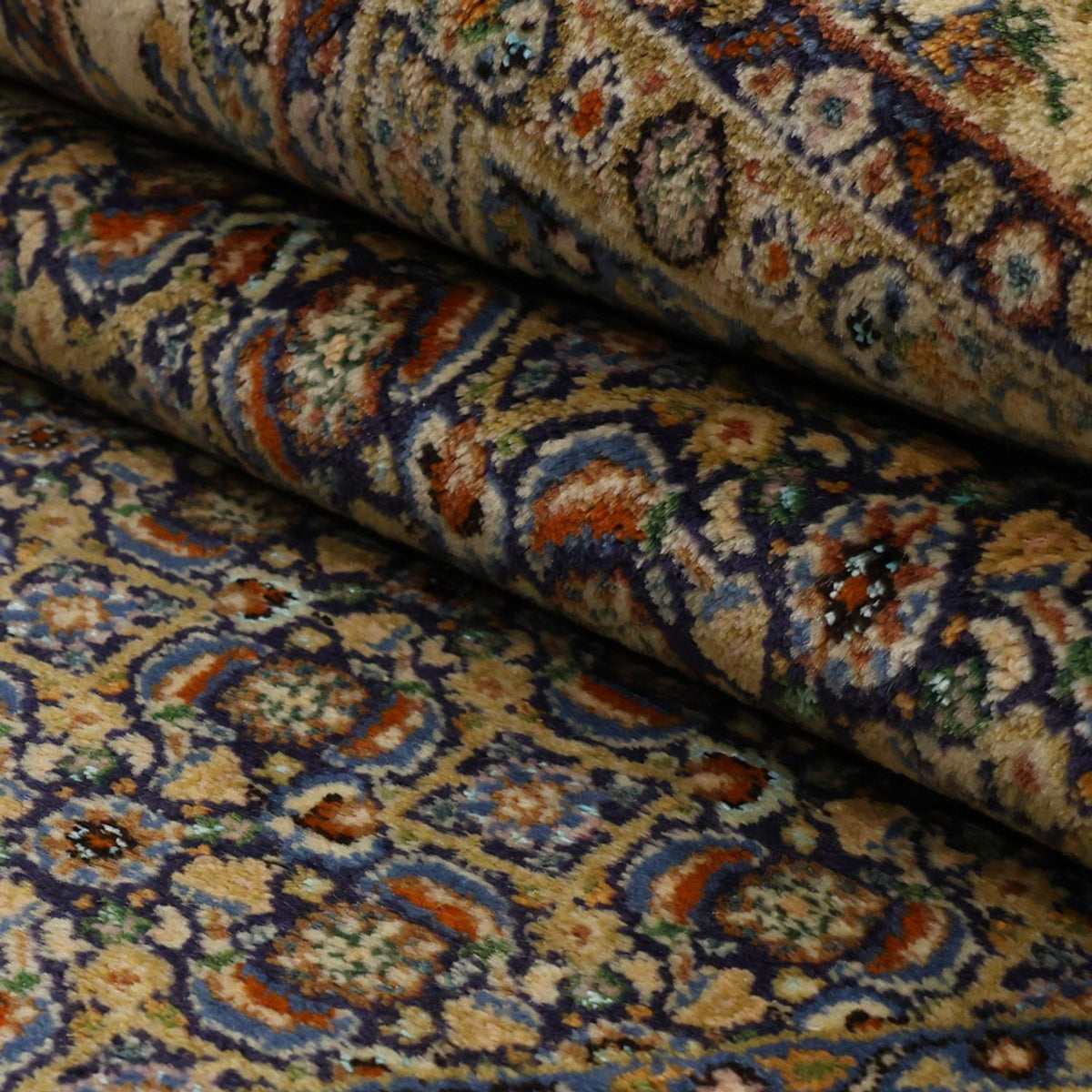 Persisk tæppe - Classic - 146 x 99 cm - mørkegrøn