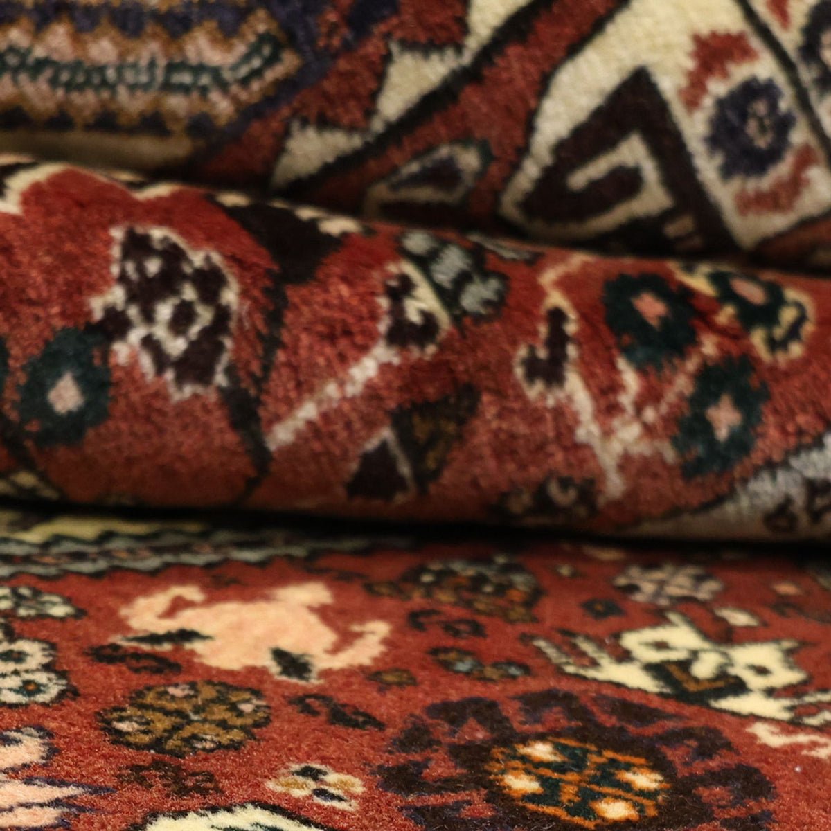 Persisk tæppe - Nomadisk - 156 x 106 cm - flerfarvet