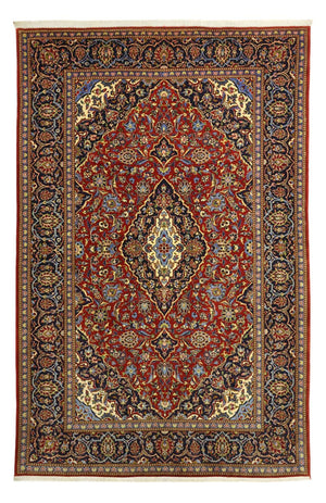 Persisk tæppe - Keshan - 222 x 144 cm - rød