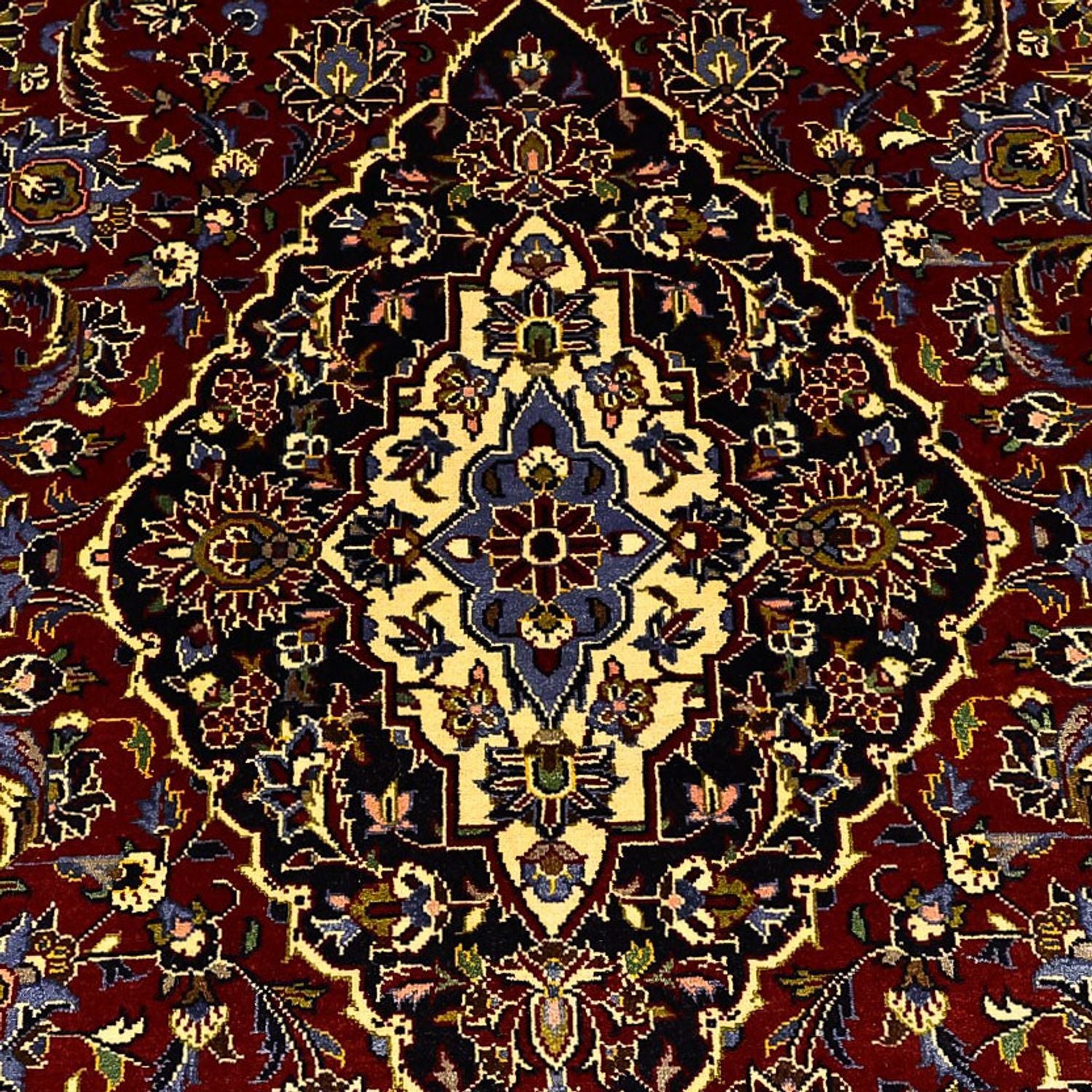 Persisk tæppe - Keshan - 222 x 144 cm - rød