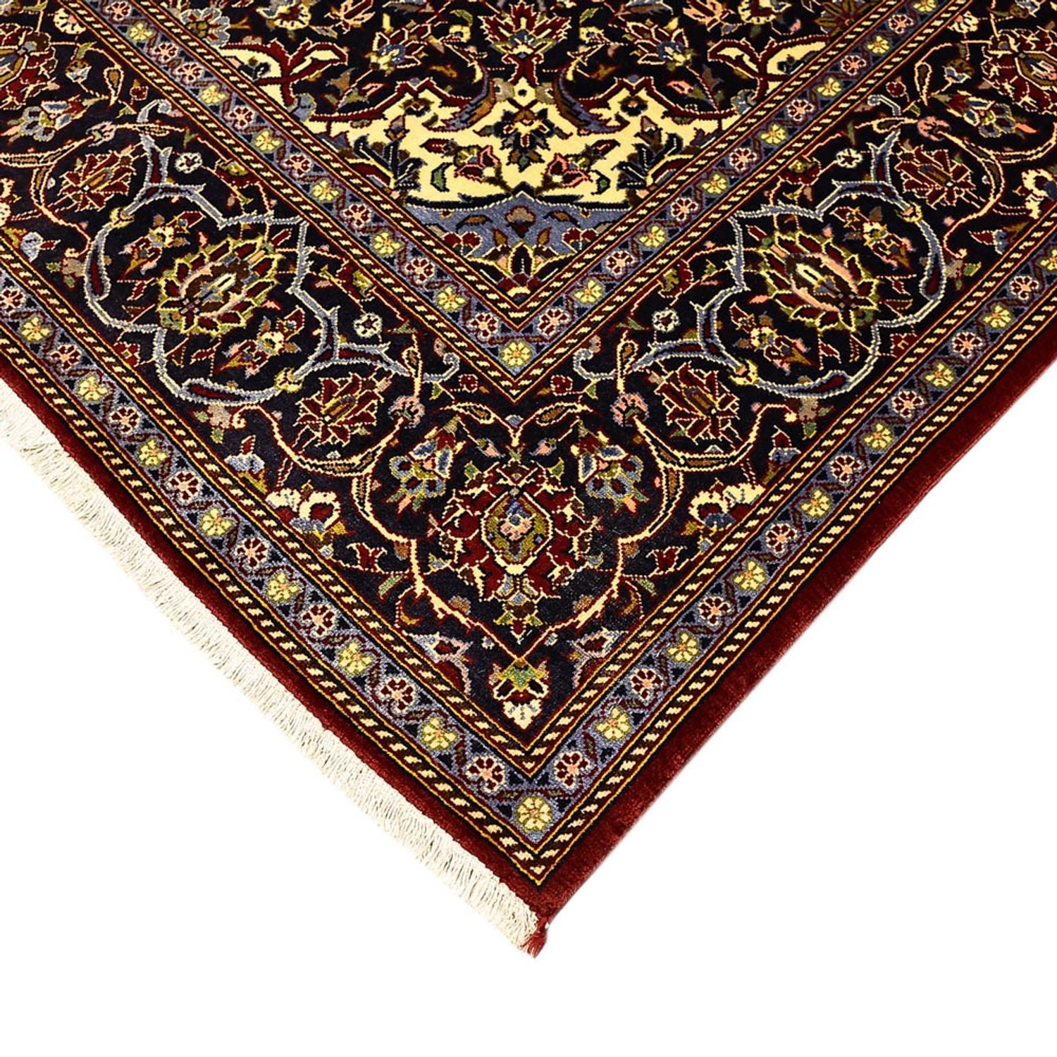 Persisk tæppe - Keshan - 222 x 144 cm - rød