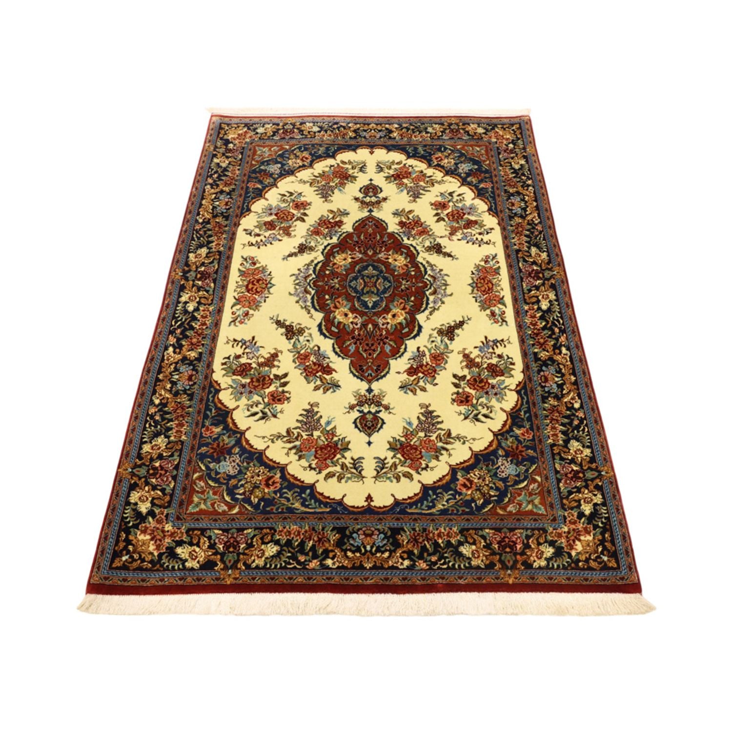 Persisk tæppe - Classic - 146 x 105 cm - creme