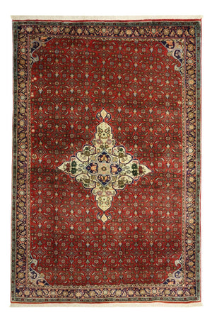 Persisk tæppe - Bijar - 217 x 144 cm - rød