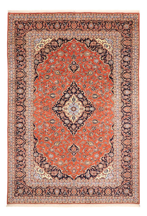 Persisk tæppe - Keshan - 352 x 244 cm - rød