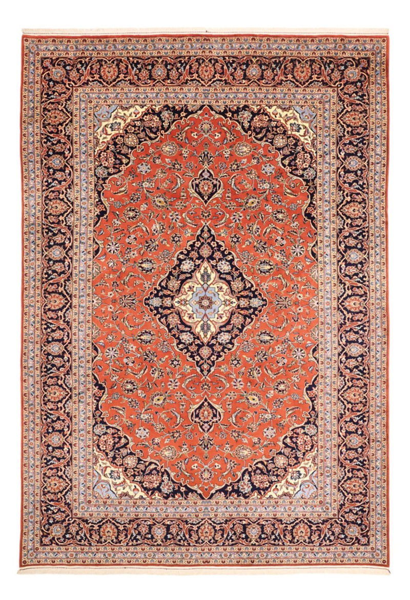 Persisk tæppe - Keshan - 352 x 244 cm - rød