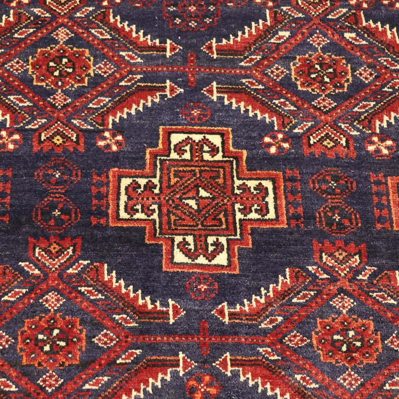 Baluch-tæppe - 192 x 105 cm - mørkerød