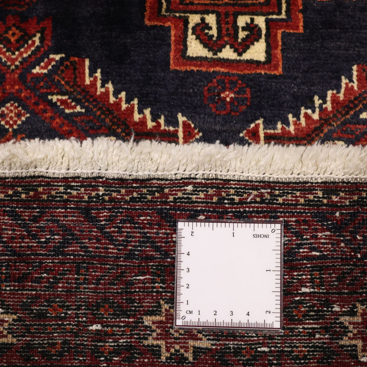 Baluch-tæppe - 192 x 105 cm - mørkerød