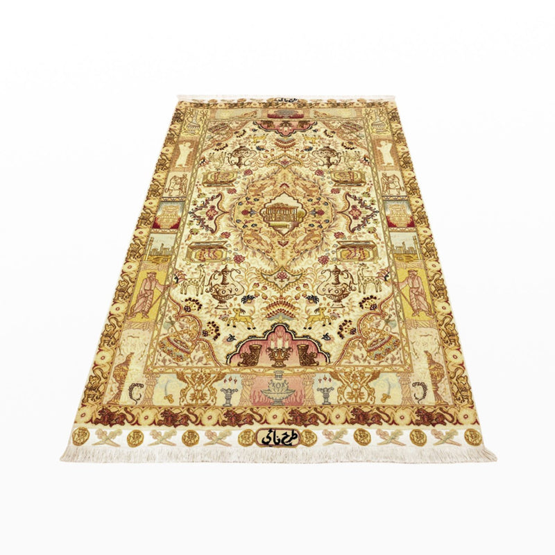 Persisk tæppe - Tabriz - Royal - Royal - 160 x 102 cm - sand