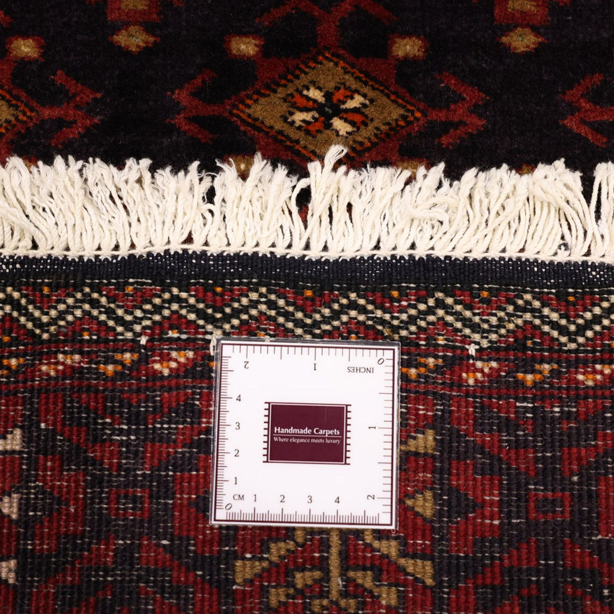 Løber Baluch-tæppe - 220 x 108 cm - mørkebrun