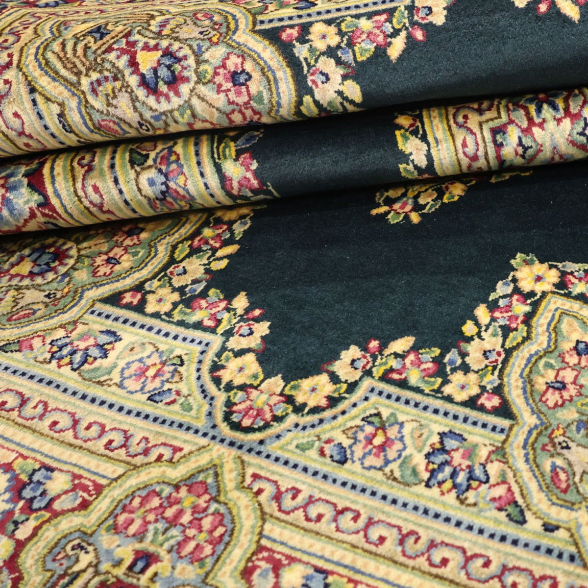 Persisk tæppe - Classic - 152 x 92 cm - mørkeblå