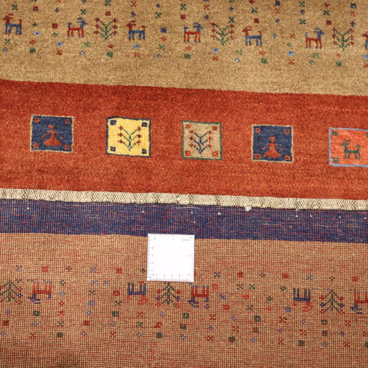 Gabbeh-tæppe - Kashkuli Persisk - 184 x 121 cm - rød