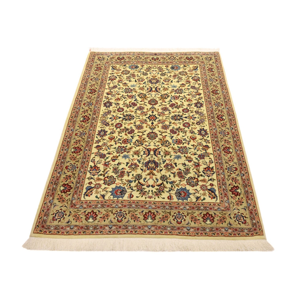 Persisk tæppe - Isfahan - Premium - 153 x 100 cm - beige