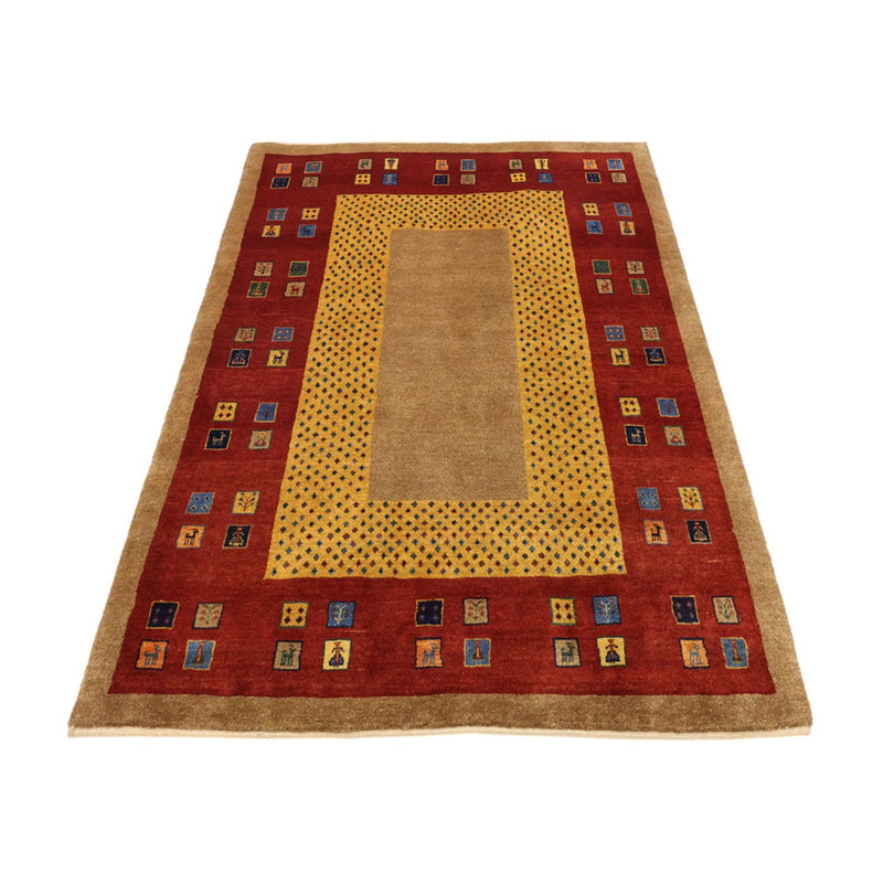 Gabbeh Tæppe - Loribaft Persisk - 158 x 108 cm - flerfarvet