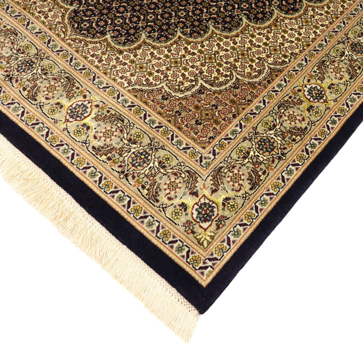 Persisk tæppe - Tabriz - Royal - Halskæde af silke - 160 x 98 cm - mørk beige