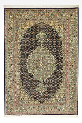 Persisk tæppe - Tabriz - Royal - 147 x 100 cm - mørk beige
