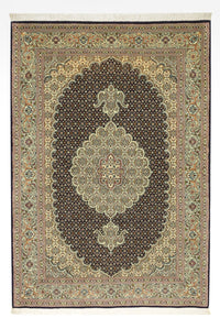 Persisk tæppe - Tabriz - Royal - 147 x 100 cm - mørk beige