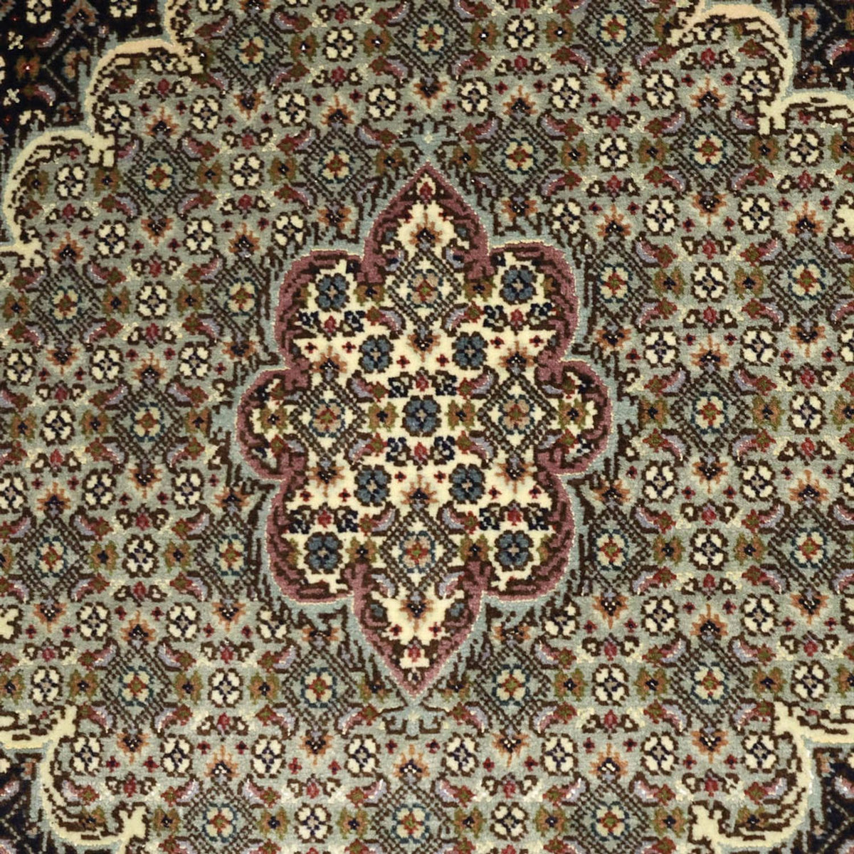 Persisk tæppe - Tabriz - Royal - 147 x 100 cm - mørk beige