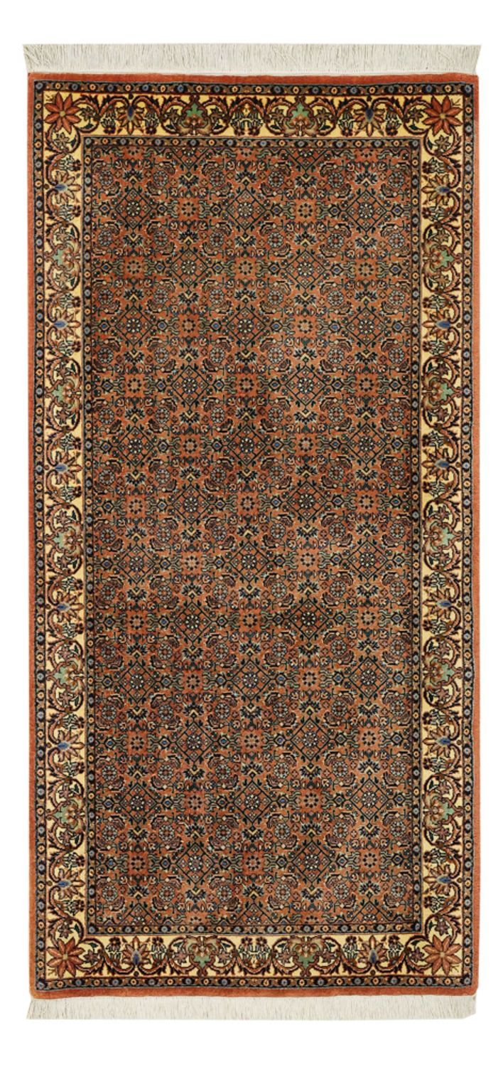 Persisk tæppe - Bijar - 144 x 71 cm - mørk beige