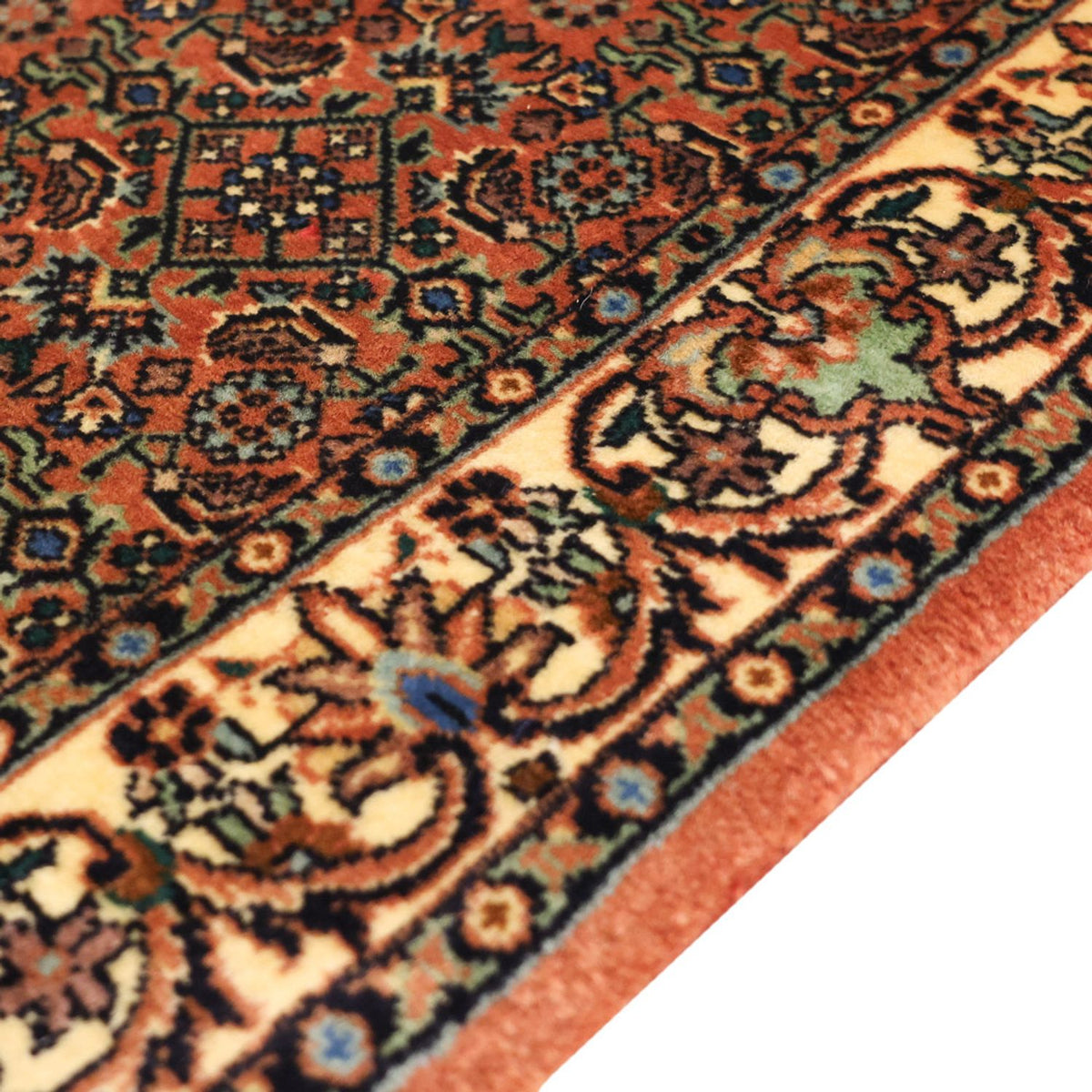 Persisk tæppe - Bijar - 144 x 71 cm - mørk beige