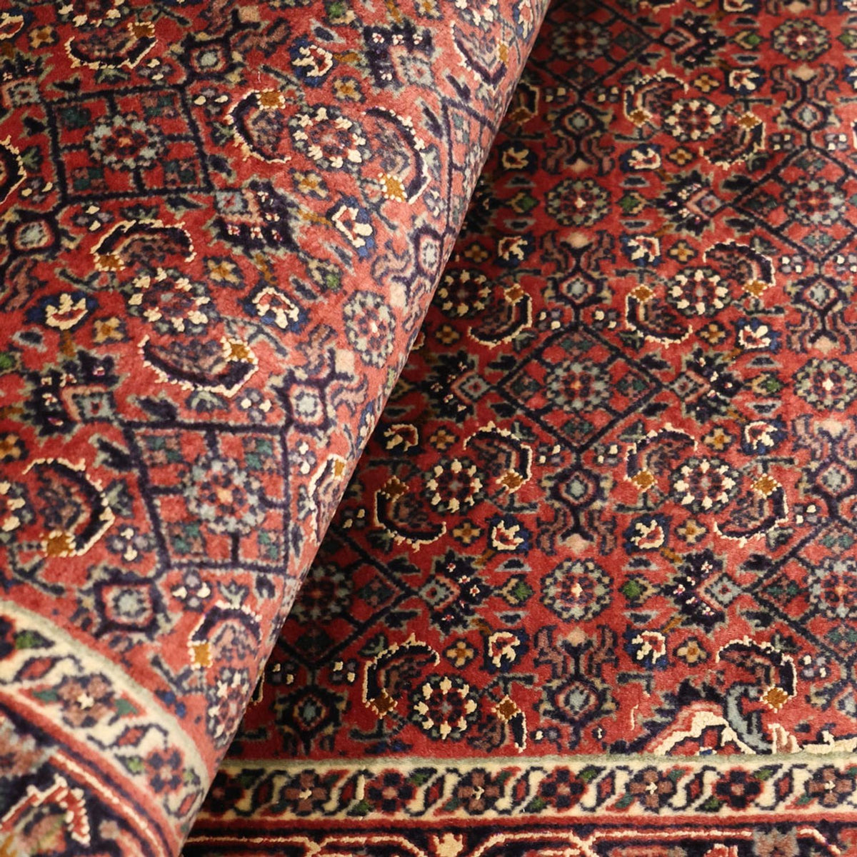 Persisk tæppe - Bijar - 159 x 91 cm - rust