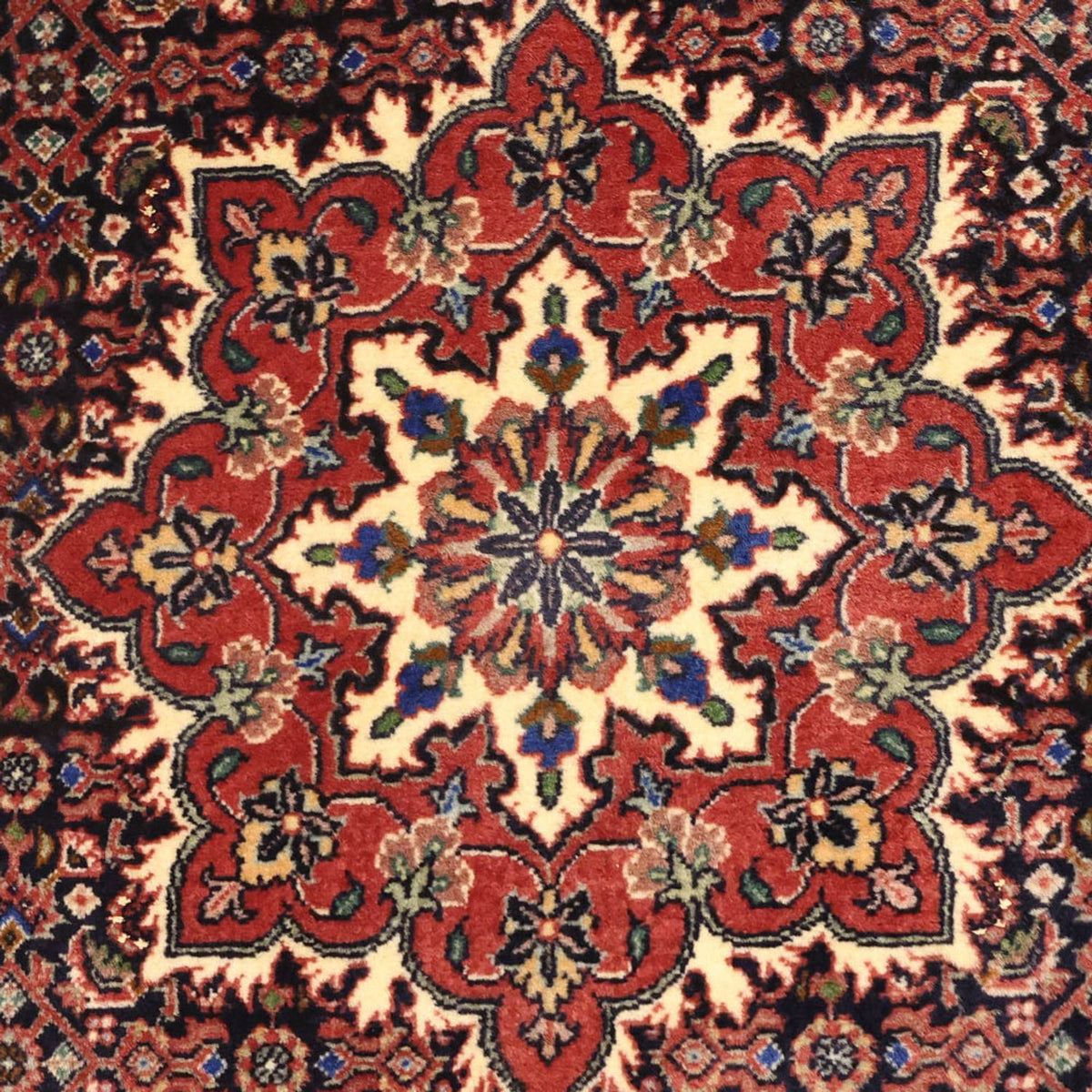 Persisk tæppe - Bijar - 146 x 90 cm - mørk beige
