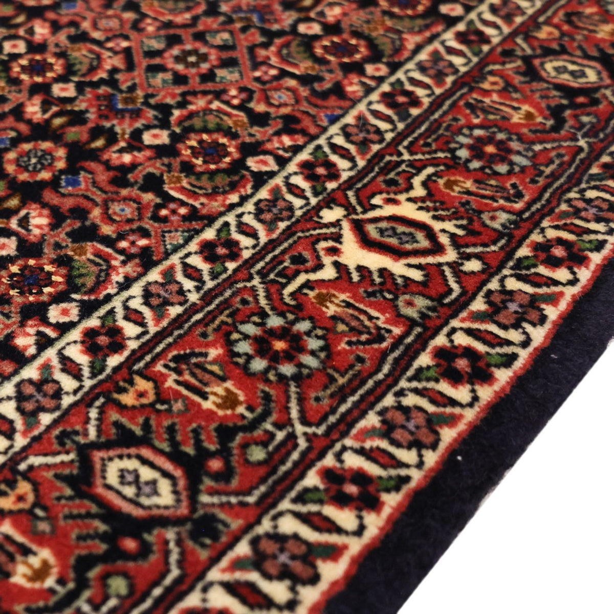 Persisk tæppe - Bijar - 146 x 90 cm - mørk beige