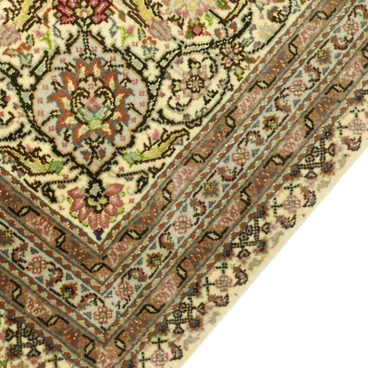 Persisk tæppe - Tabriz - 300 x 201 cm - lys beige