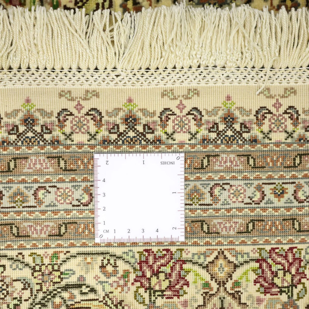 Persisk tæppe - Tabriz - 300 x 201 cm - lys beige