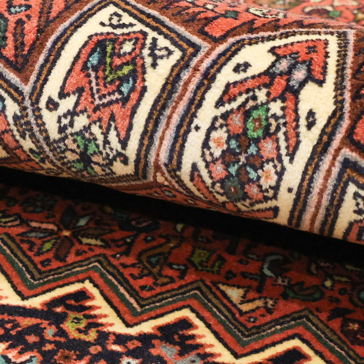 Persisk tæppe - Nomadisk - 156 x 103 cm - terrakotta