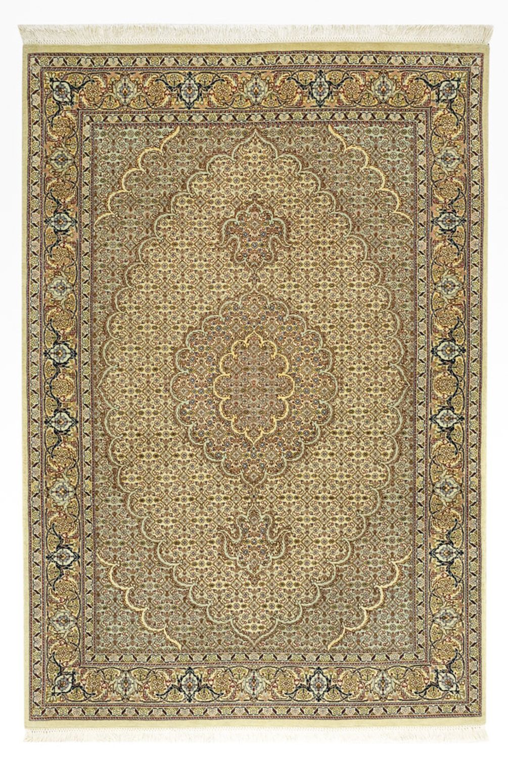 Persisk tæppe - Tabriz - 148 x 102 cm - sand