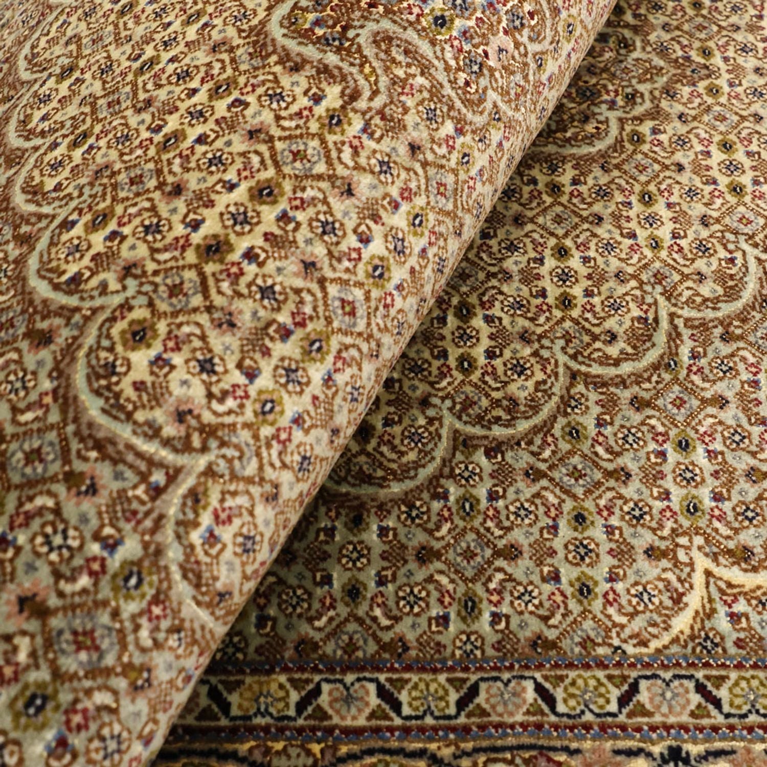Persisk tæppe - Tabriz - 148 x 102 cm - sand