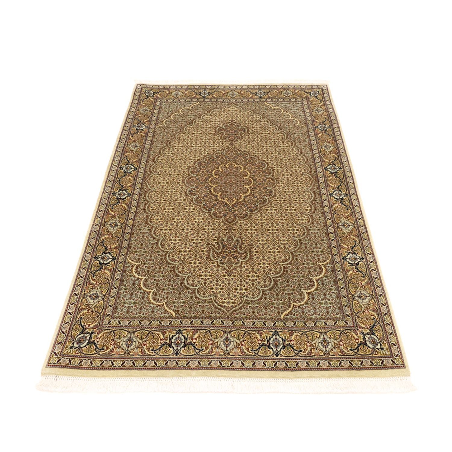 Persisk tæppe - Tabriz - 148 x 102 cm - sand