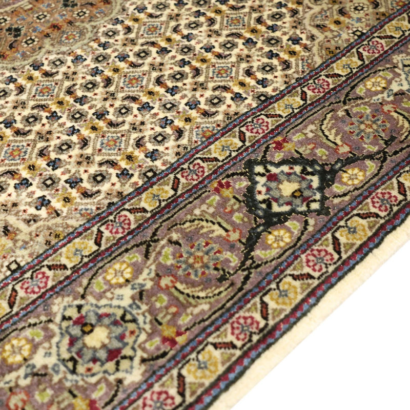 Persisk tæppe - Tabriz - Royal - 152 x 101 cm - olivengrøn
