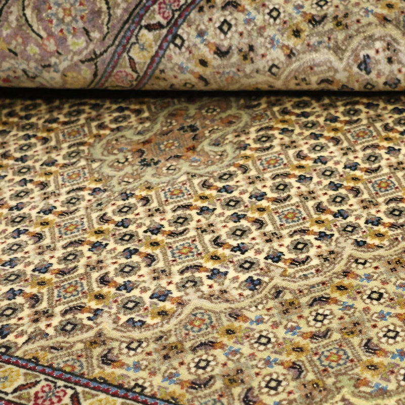 Persisk tæppe - Tabriz - Royal - 152 x 101 cm - olivengrøn