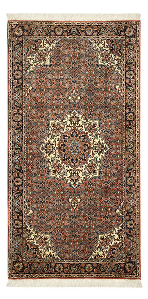 Persisk tæppe - Bijar - 144 x 70 cm - mørk beige