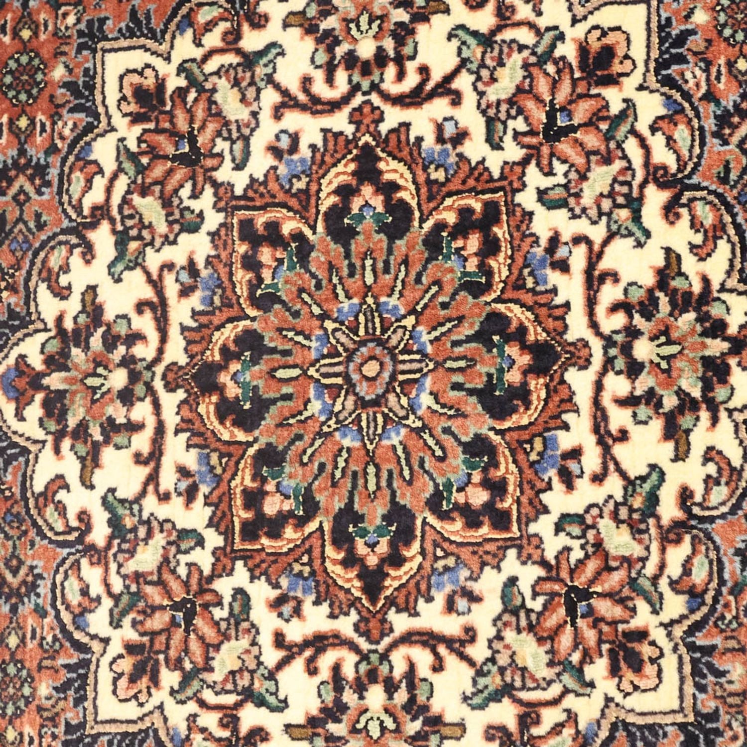 Persisk tæppe - Bijar - 144 x 70 cm - mørk beige