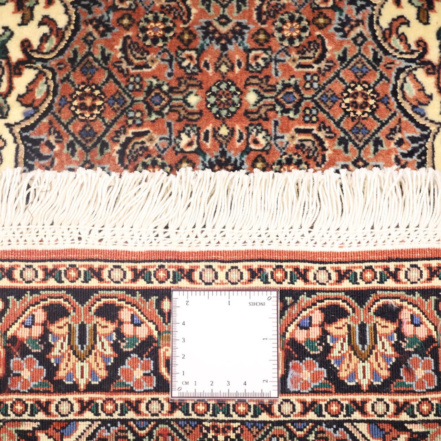 Persisk tæppe - Bijar - 144 x 70 cm - mørk beige